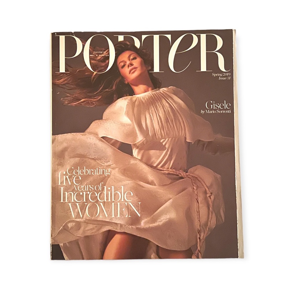 Porter Magazine Spring 2019 Issue 31 with Gisele Bundchen
